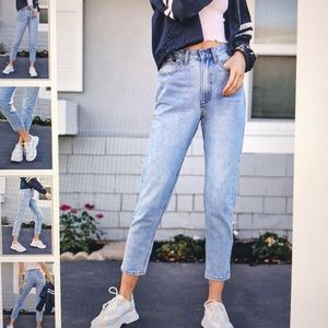 Straight leg jeans